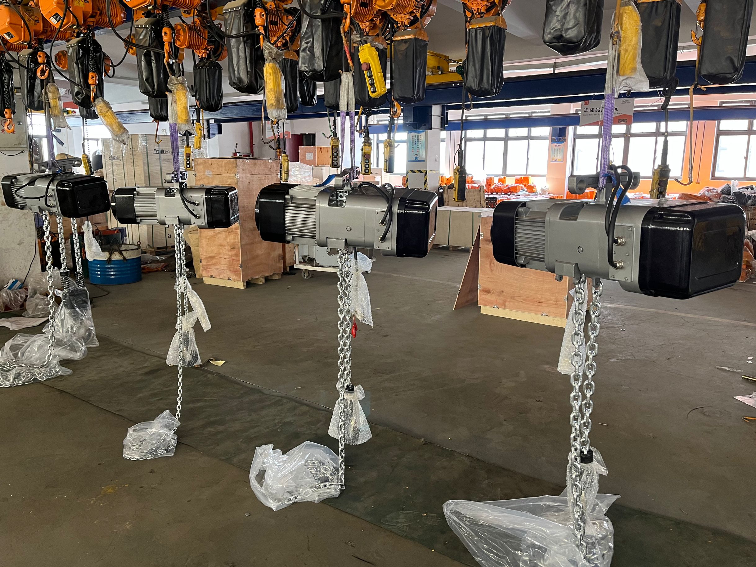 ER2 Dual Speed Electric Chain Hoist With Hook Suspension